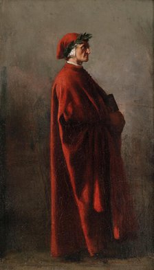 Dante Alighieri (1265-1321). Creator: Meissonier, Ernest Jean Louis (1815-1891).