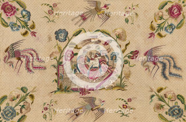 Picture (Susannah and the Elders), England, Queen Anne period, c. 1700/10. Creator: Unknown.