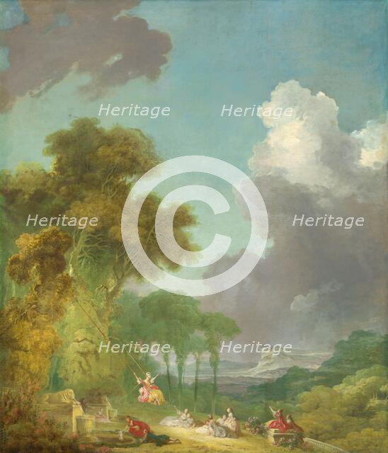 The Swing, c. 1775/1780. Creator: Jean-Honore Fragonard.