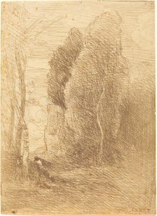 Hide-and-Seek (Cache-cache), 1858. Creator: Jean-Baptiste-Camille Corot.