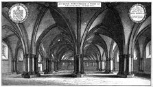 St Faith's Church in the crypt of old St Paul's Cathedral, London, 1657 (1892).Artist: Wenceslaus Hollar