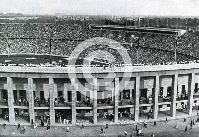 Olympic stadium, Berlin, 1936. Artist: Unknown