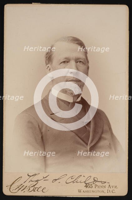 Portrait of Thomas Spencer Childs (1825-1914), Before 1893. Creator: Charles Milton Bell.