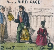 'Buy a Bird Cage!', Cries of London, c1840. Artist: TH Jones