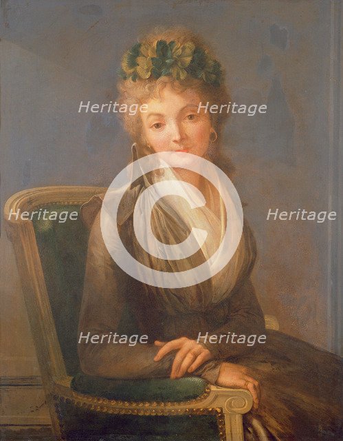 Portrait of Lucile Desmoulins, nee Duplessis (1770-1794), 1794. Artist: Boilly, Louis-Léopold (1761-1845)