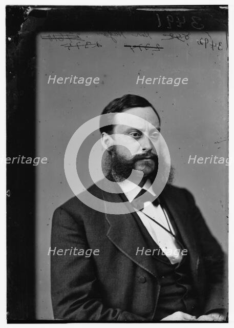 John Marshall Hagans of West Virginian, between 1870 and 1880. Creator: Unknown.