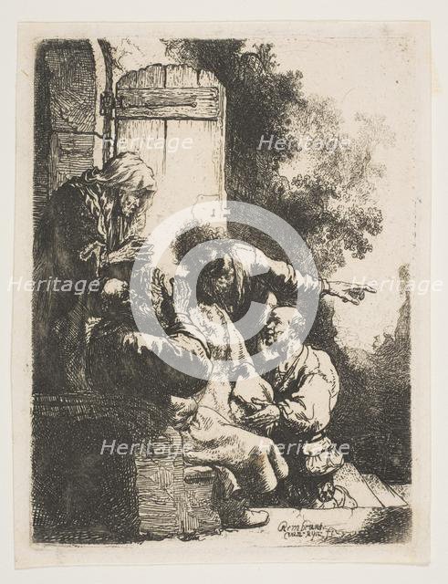 Joseph's Coat Brought to Jacob, ca. 1633. Creator: Rembrandt Harmensz van Rijn.