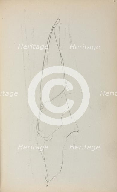 Italian Sketchbook; Sail (page 70), 1898-1899. Creator: Maurice Prendergast (American, 1858-1924).