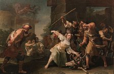 Ascanius shoots the stag of Silvia , 1779. Creator: Gallinoni, Paolo (active 1778-1779).