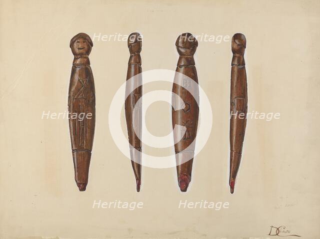 Salem Dolls, 1935/1942. Creator: Beverly Chichester.