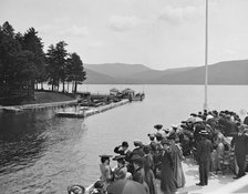 Approaching Sagamore Dock, Green Island, Lake George, N.Y., c1904. Creator: Unknown.