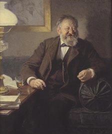 The Author Sophus Schandorph, 1895. Creator: Peder Severin Kroyer.
