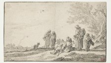 Landscape with Figures, 1631. Creator: Jan van Goyen.