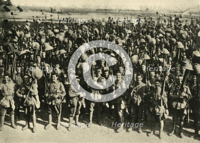 Australian soldiers on the Western Front, First World War, 1917, (c1920). Creator: Unknown.