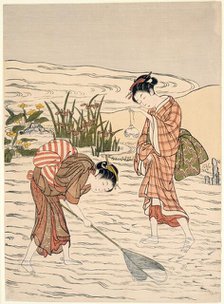 Fishing in Shallow Water, c. 1767/68. Creator: Suzuki Harunobu.