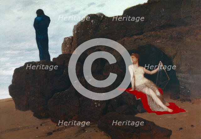 Ulysses and Calypso, 1882. Creator: Böcklin, Arnold (1827-1901).