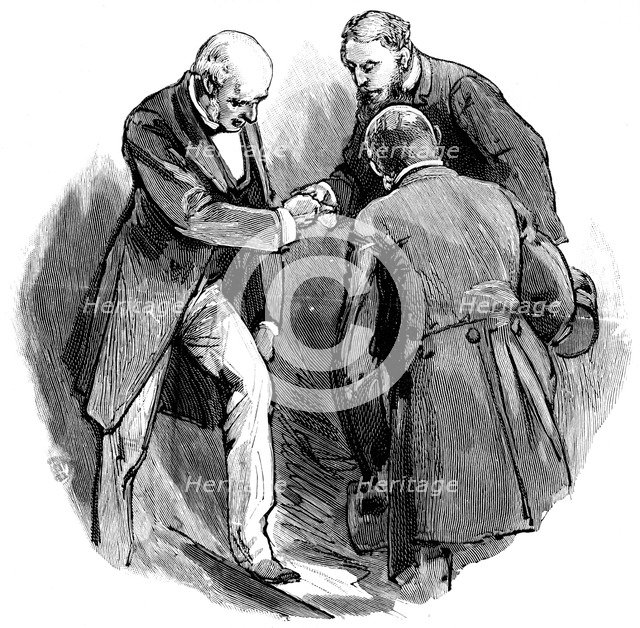 Induction of the Speaker elect, House of Commons, c1905. Artist: Unknown