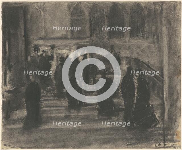 Bridge, Venice, c. 1900-1920. Creator: Eugene Laurent Vail.