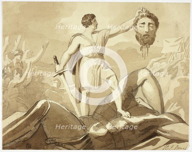 David and Goliath, n.d. Creator: Henry Pierce Bone.