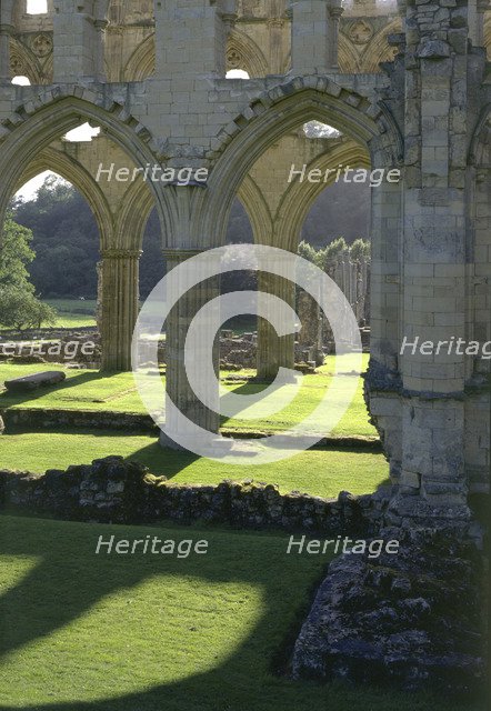 Rievaulx Abbey, North Yorkshire, 1997. Artist: N Corrie