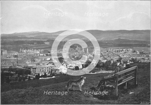 'Kendal, from the Castle', c1896. Artist: Poulton & Co.