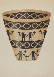 Basket, c. 1936. Creator: Gordena Jackson.