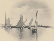 A Sailing Match at Horning, 1885. Creator: Dr Peter Henry Emerson.