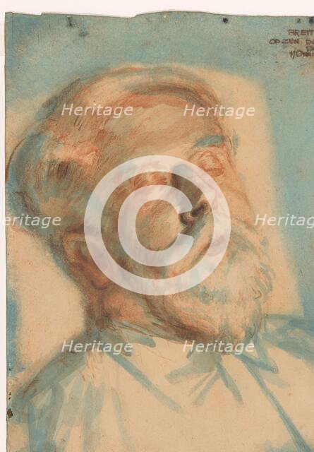 Breitner on his death bed, 1923. Creator: Martin Monnickendam.