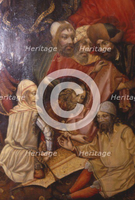 Detail of Crucifixion, Frankfurt, West Germany, 1430. Artist: Unknown.