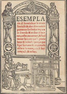 Esemplario di lavori, August 1529., August 1529. Creator: Nicolò Zoppino.