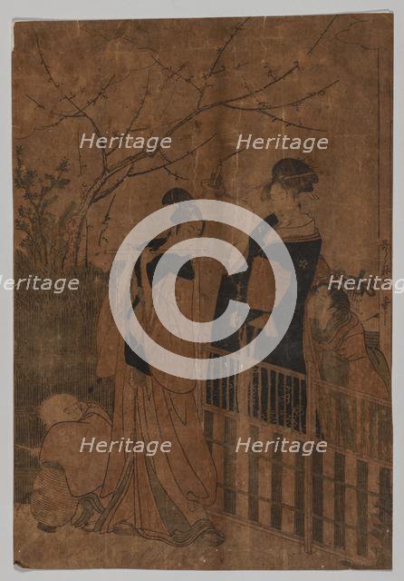 Serenade, 1753-1806. Creator: Kitagawa Utamaro (Japanese, 1753?-1806).