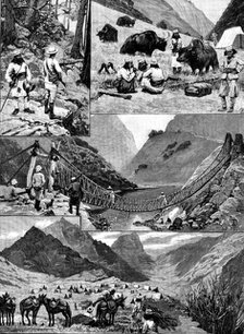 The Niti Field Force on the Thibet Frontier - sketches by Major C. Pulley, 3rd Goorkhas, 1890. Creator: Unknown.