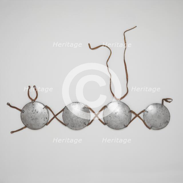 Set of Four Mirriors (Cuirass), Tibetan or Nepalese, 18th-19th century. Creator: Unknown.