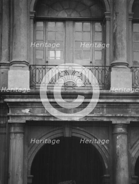 Facade of the Cabildo, the old Spanish town hall, New Orleans, between 1920 and 1926. Creator: Arnold Genthe.