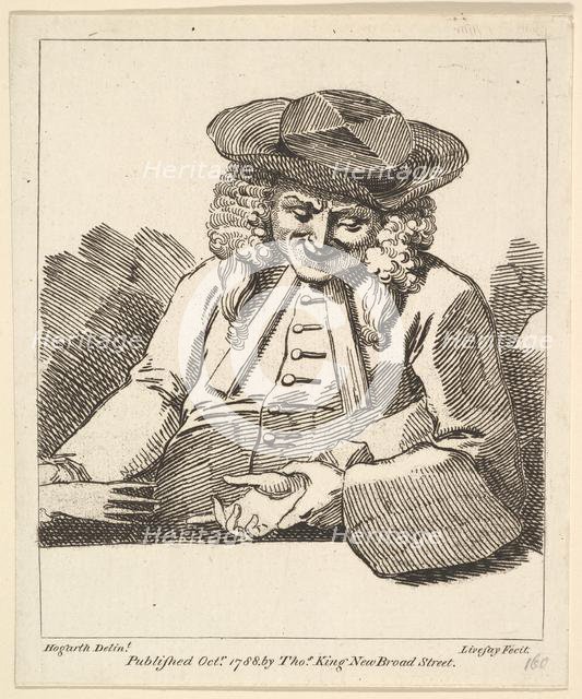 A Parson Joining the Hands of Two People, October 1788. Creator: Richard Livesay.