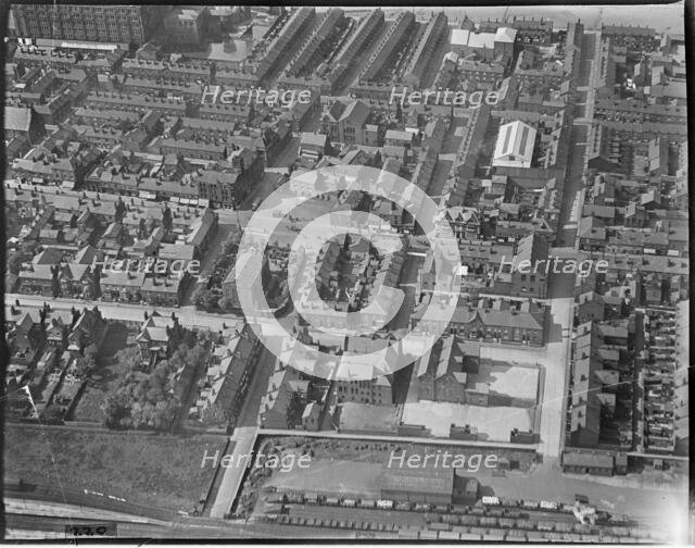 Elliot Street and environs, Tyldesley, Greater Manchester, c1930s. Creator: Arthur William Hobart.