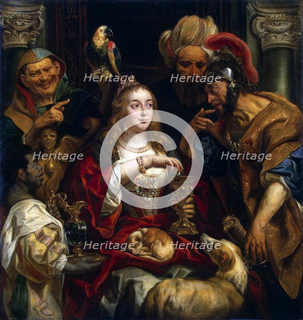 Cleopatra's Feast', 1653. Creator: Jordaens, Jacob (1593-1678).