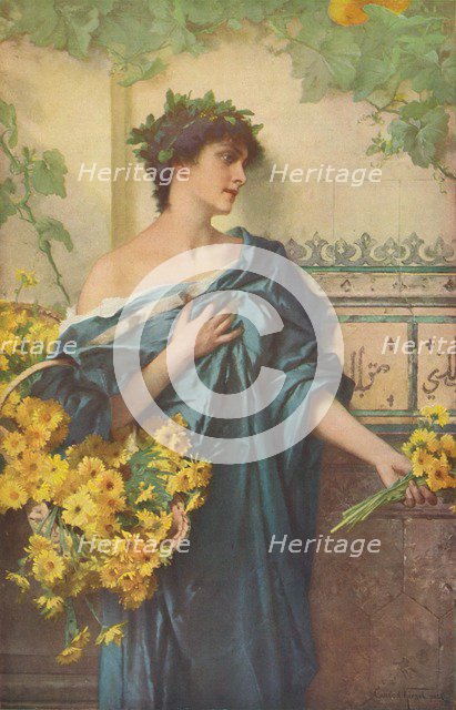 'Marguerites', c1900, (1918). Artist: Conrad Kiesel.