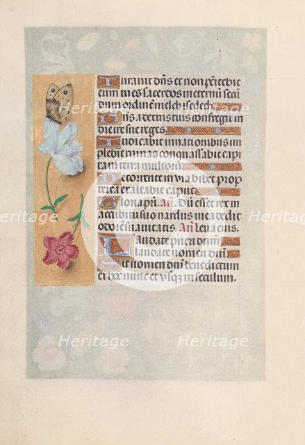 Hours of Queen Isabella the Catholic, Queen of Spain: Fol. 147v, c. 1500. Creator: Master of the First Prayerbook of Maximillian (Flemish, c. 1444-1519); Associates, and.