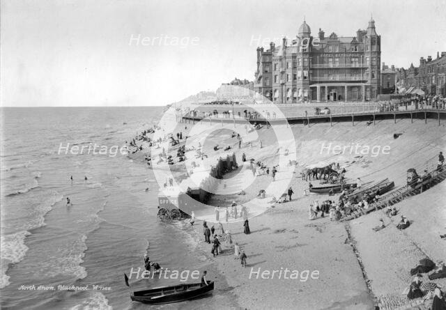 Hotel Metropole, The Promenade, Blackpool, 1890-1910. Creator: W & Co.