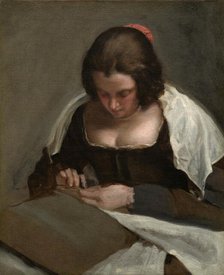 The Needlewoman, c. 1640/1650. Creator: Diego Velasquez.