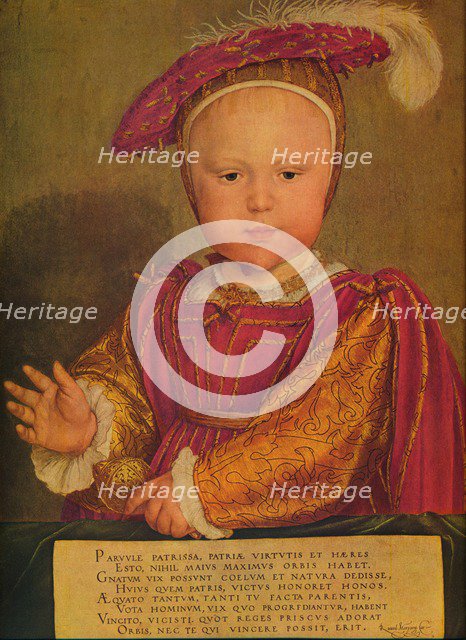 'Edward VI as Prince of Wales', c1538. Artist: Hans Holbein the Younger.