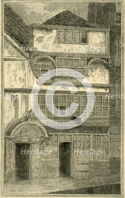'Old House Formerly in Leadenhall Street', (c1872). Creator: Unknown.