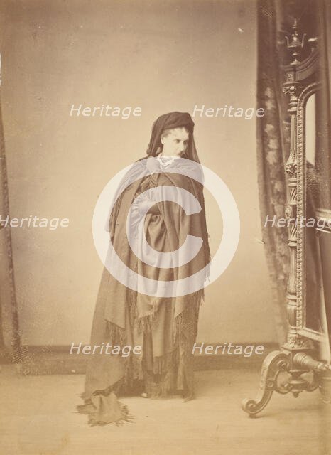 Sèriè à la Ristori, 1860s. Creator: Pierre-Louis Pierson.