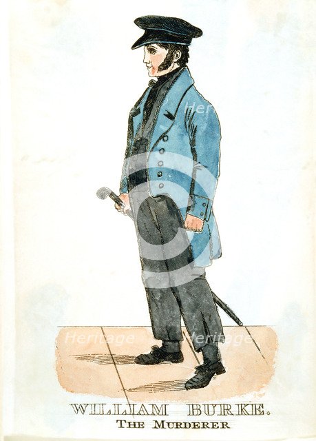 William Burke, Irish murderer and body snatcher. Artist: Unknown