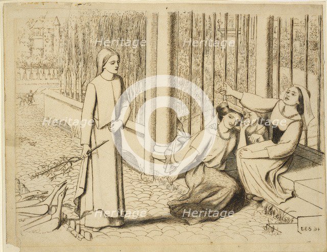 Pippa Passes, 1854. Artist: Elizabeth Siddal.