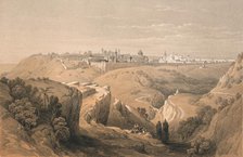 'Jerusalem from the Road Leading to Bethany', 1855.  Creator: Unknown.
