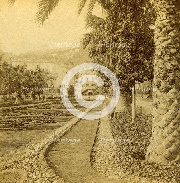 'Monte Carlo, looking from the Casino', 1897.  Creator: BW Kilburn.