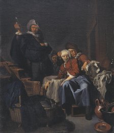 A Sick Peasant Woman, 1646-1664. Creator: Cornelis Bega.