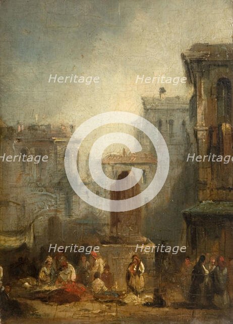 An Italian Town, 1822-28. Creator: Richard Parkes Bonington.